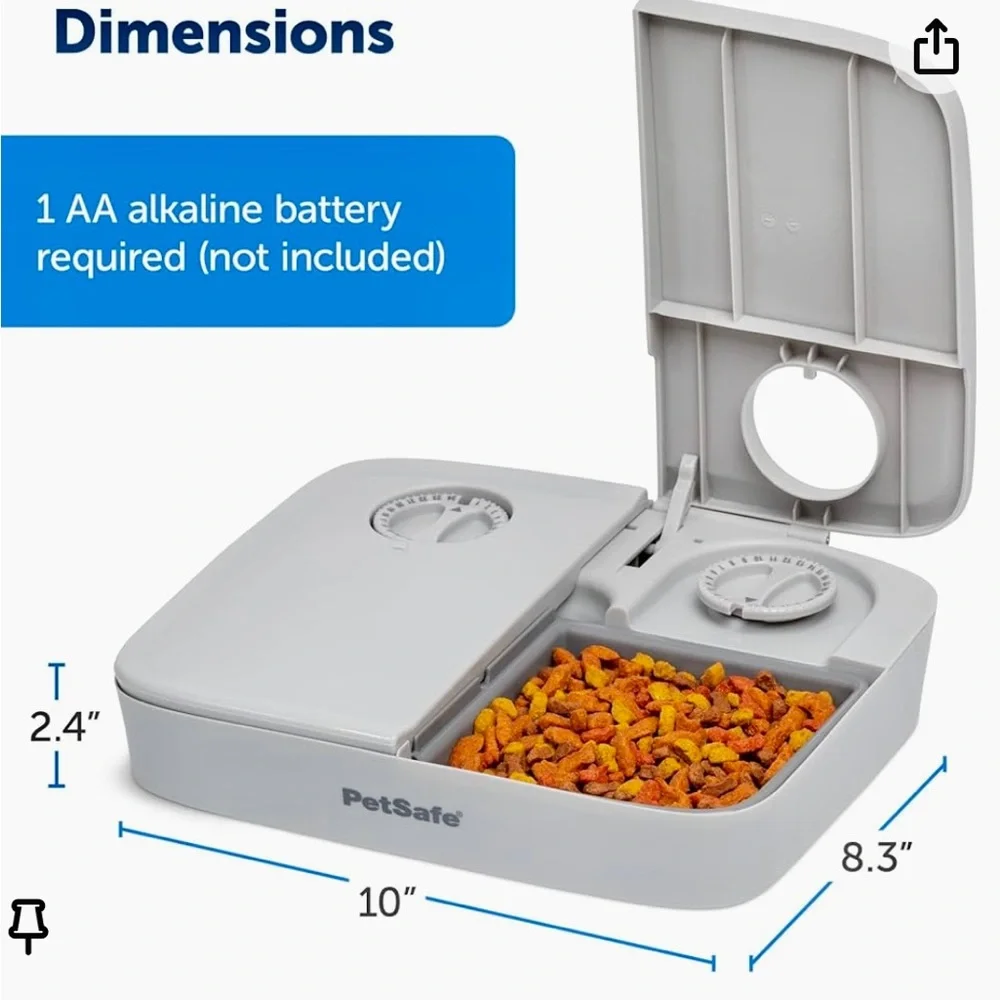 NIB Petsafe Automatic 2 meal pet feeder